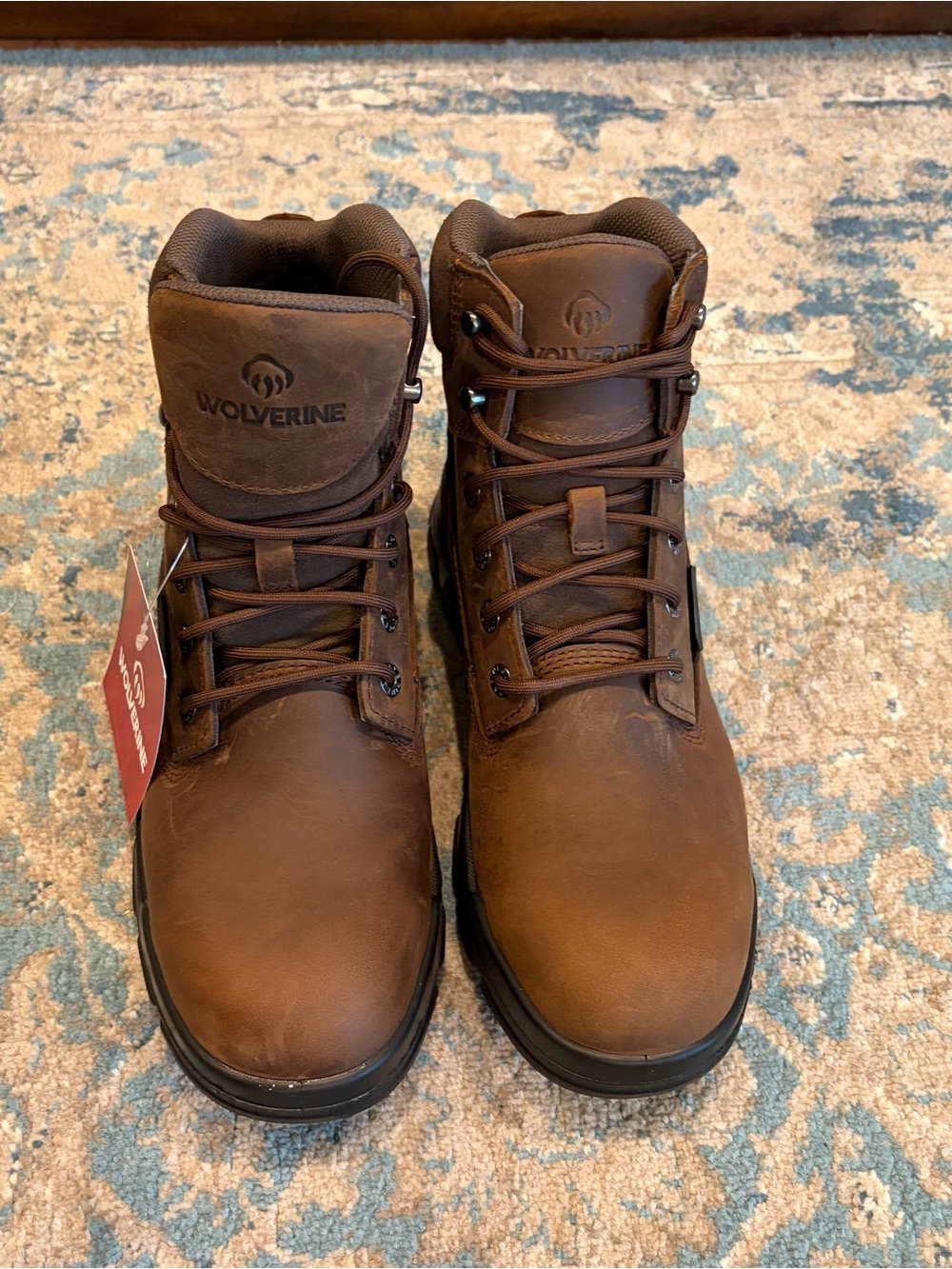 Wolverine DuraShocks Icon 6" Dark Brown Men's Work Boots Size 10.5